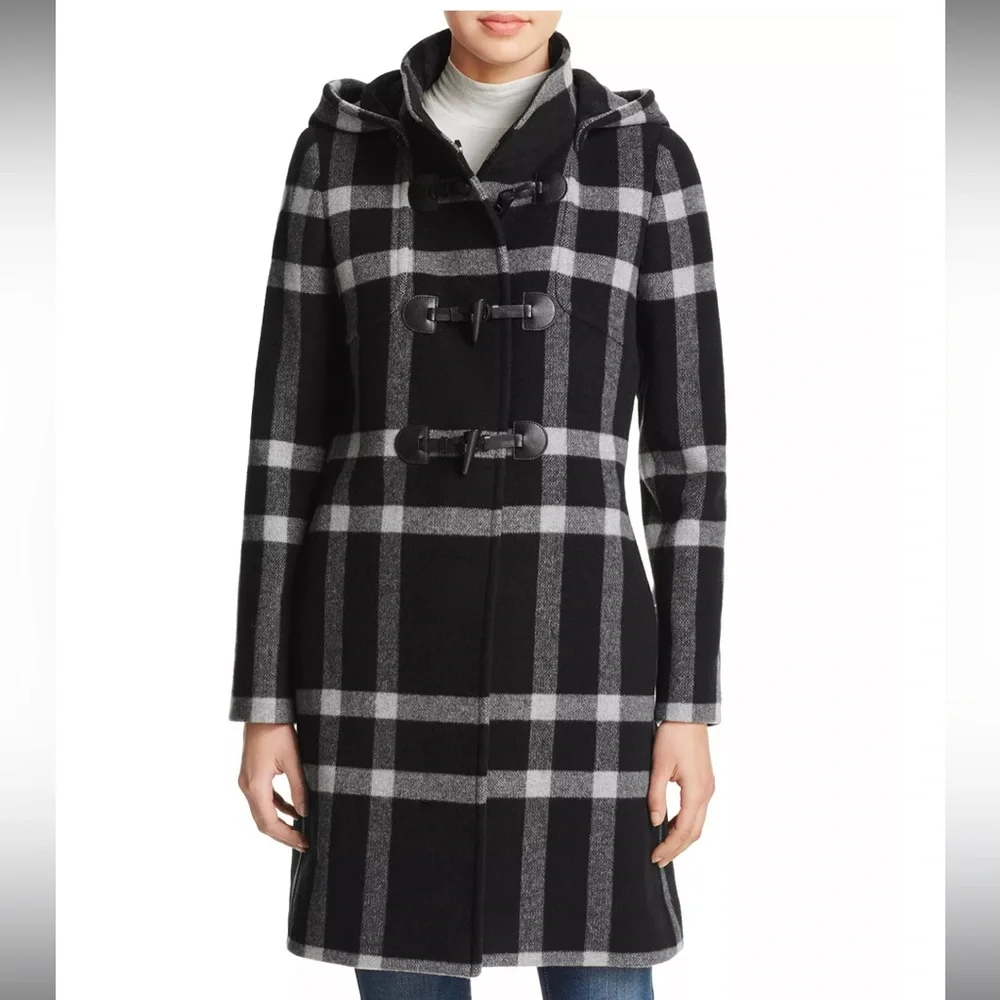 Cinzia Rocca plaid toggle coat - Picture 1 of 3